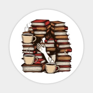 Lost in pages fueled by caffeine Magnet